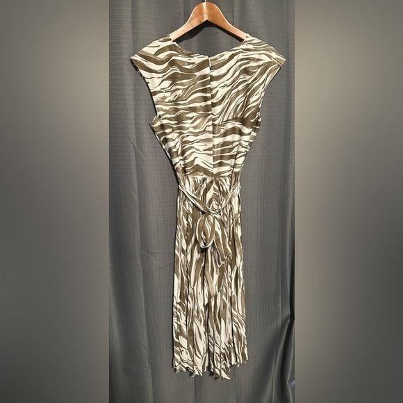 Nine West Zebra Print Dress with Accordion Style Skirt - Picture 2 of 3